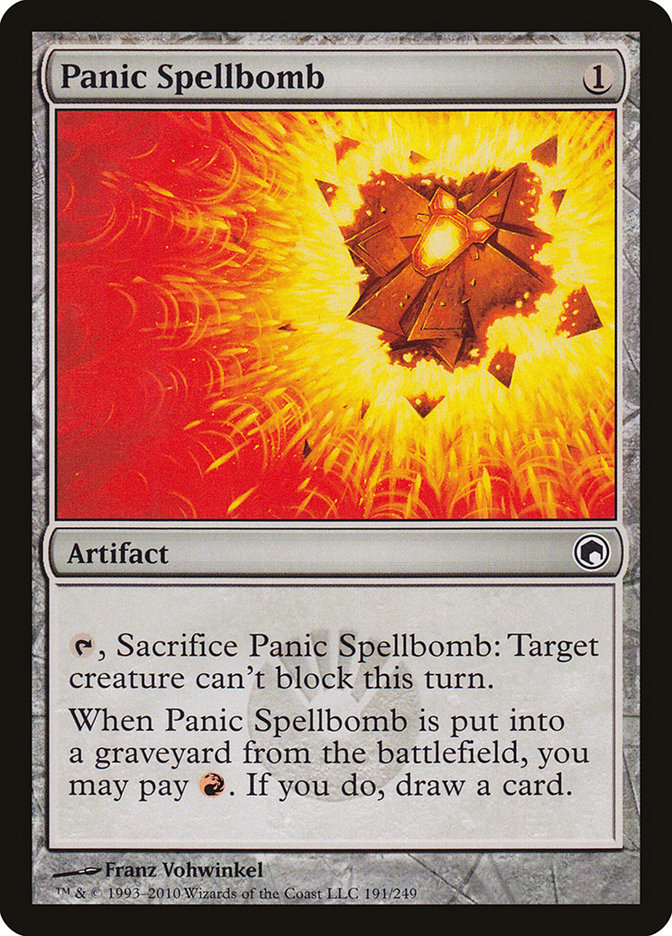 Panic Spellbomb [Scars of Mirrodin] - The Mythic Store | 24h Order Processing