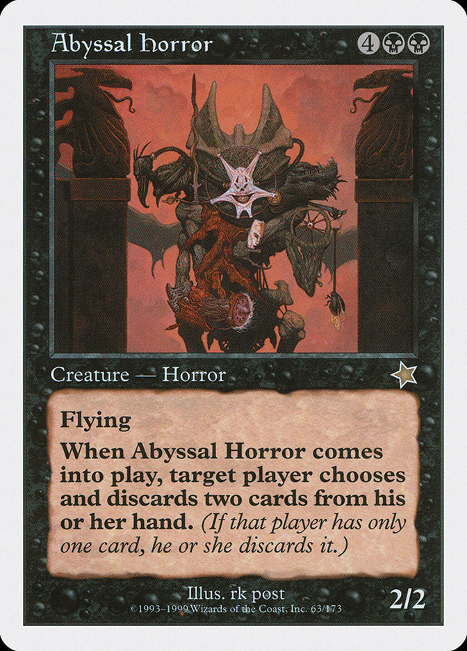 Abyssal Horror [Starter 1999] - The Mythic Store | 24h Order Processing