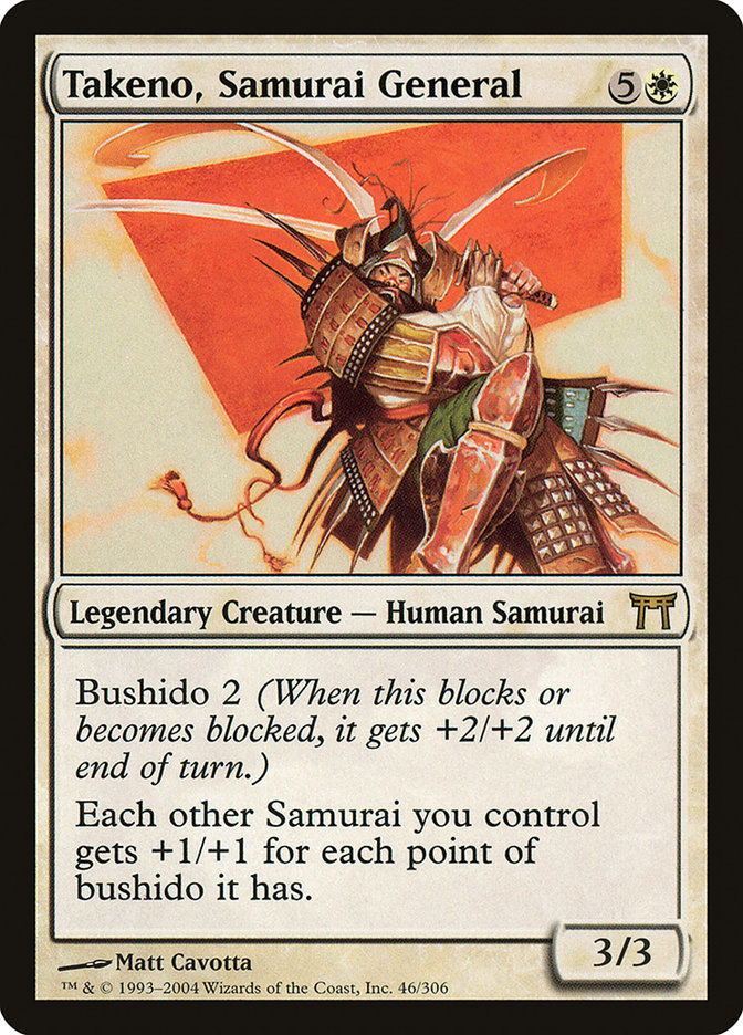 Takeno, Samurai General [Champions of Kamigawa] - The Mythic Store | 24h Order Processing