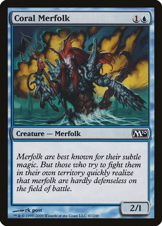 Coral Merfolk [Magic 2010] - The Mythic Store | 24h Order Processing