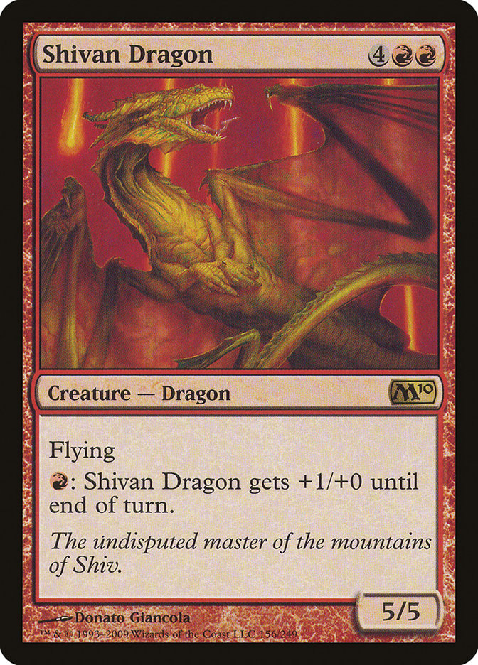 Shivan Dragon [Magic 2010] - The Mythic Store | 24h Order Processing