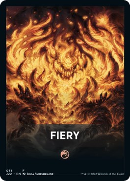 Fiery Theme Card [Jumpstart 2022 Front Cards] - The Mythic Store | 24h Order Processing