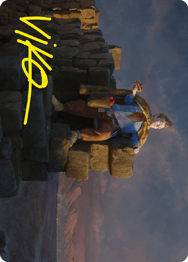 Pippin, Warden of Isengard Art Card (Gold-Stamped Signature) [The Lord of the Rings: Tales of Middle-earth Art Series] - The Mythic Store | 24h Order Processing