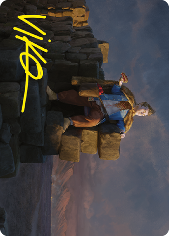 Pippin, Warden of Isengard Art Card (Gold-Stamped Signature) [The Lord of the Rings: Tales of Middle-earth Art Series] - The Mythic Store | 24h Order Processing
