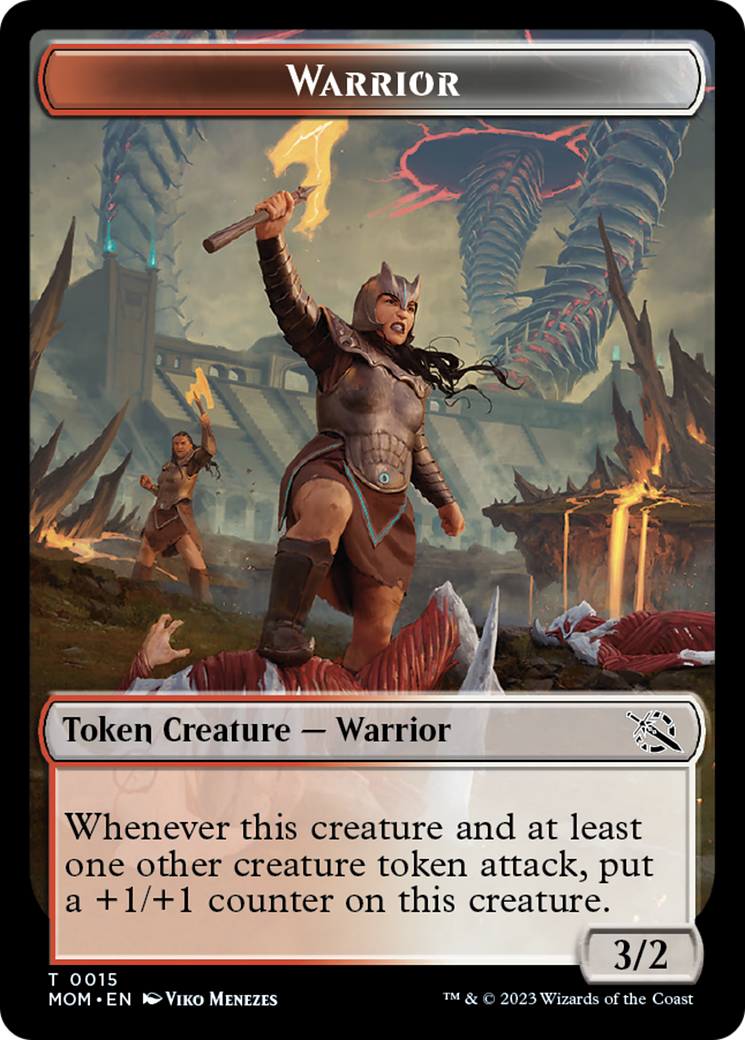 Warrior // Kraken Double-Sided Token [March of the Machine Tokens] - The Mythic Store | 24h Order Processing