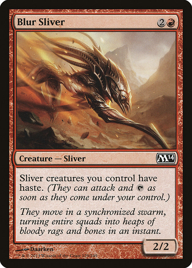Blur Sliver [Magic 2014] - The Mythic Store | 24h Order Processing