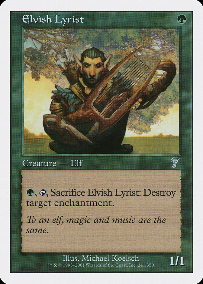 Elvish Lyrist [Seventh Edition] - The Mythic Store | 24h Order Processing