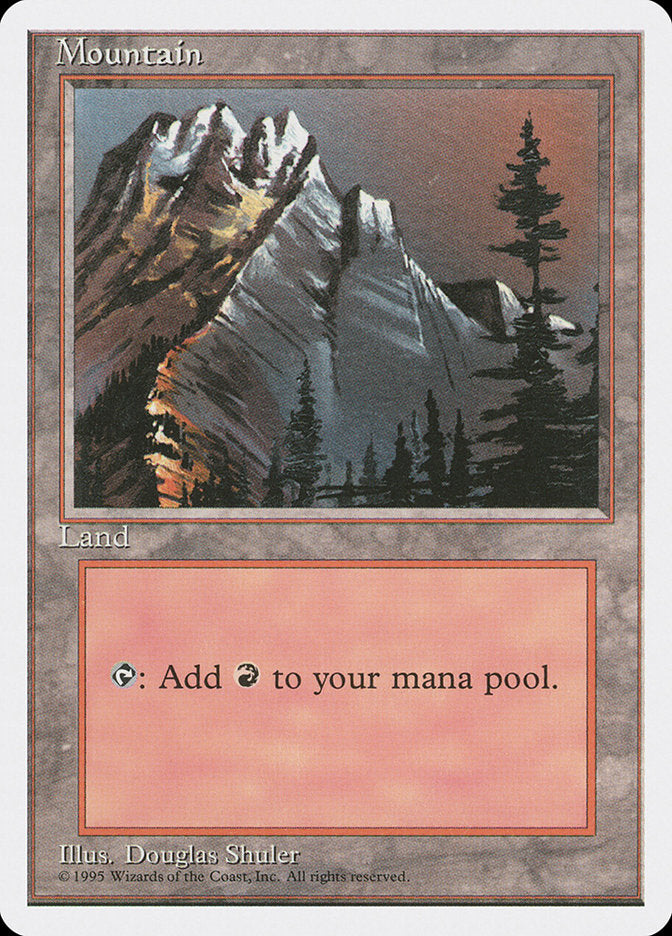 Mountain (Snow Top / Highest Point on Left) [Fourth Edition] - The Mythic Store | 24h Order Processing