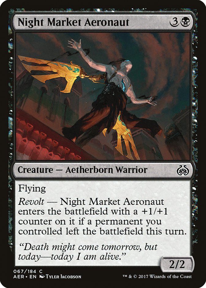 Night Market Aeronaut [Aether Revolt] - The Mythic Store | 24h Order Processing