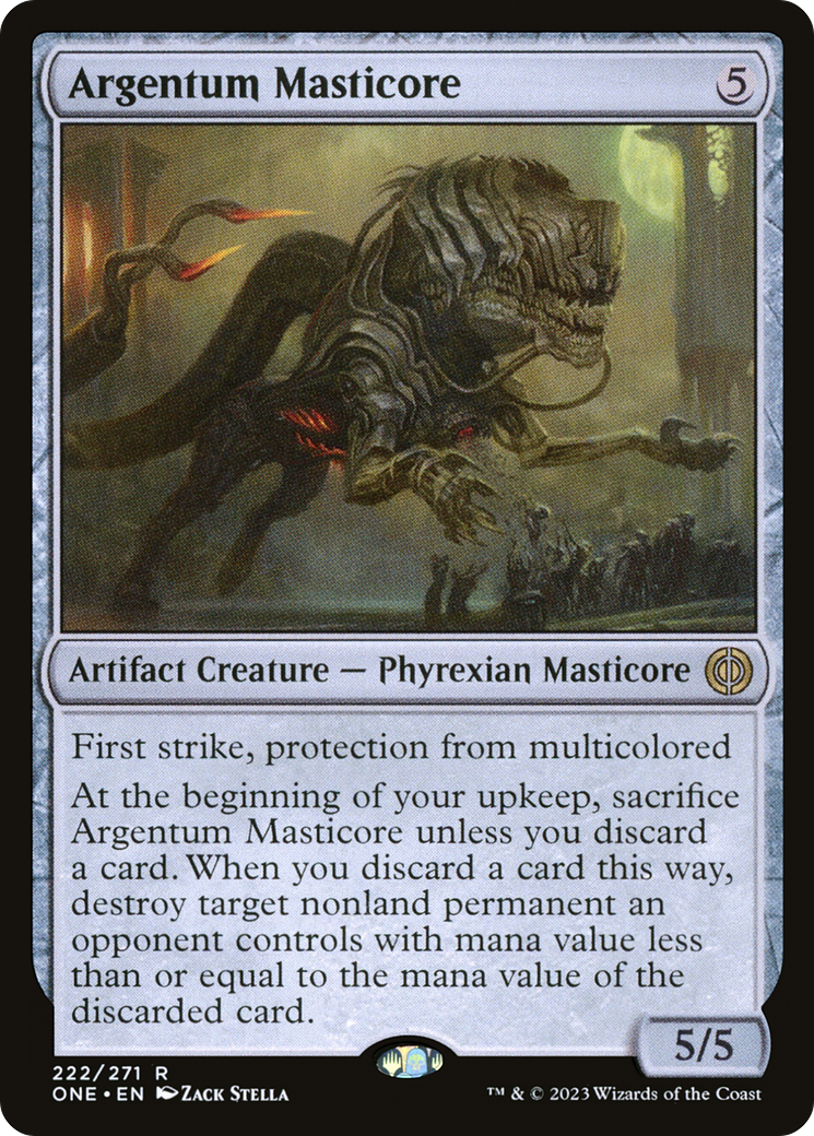 Argentum Masticore [Phyrexia: All Will Be One] - The Mythic Store | 24h Order Processing