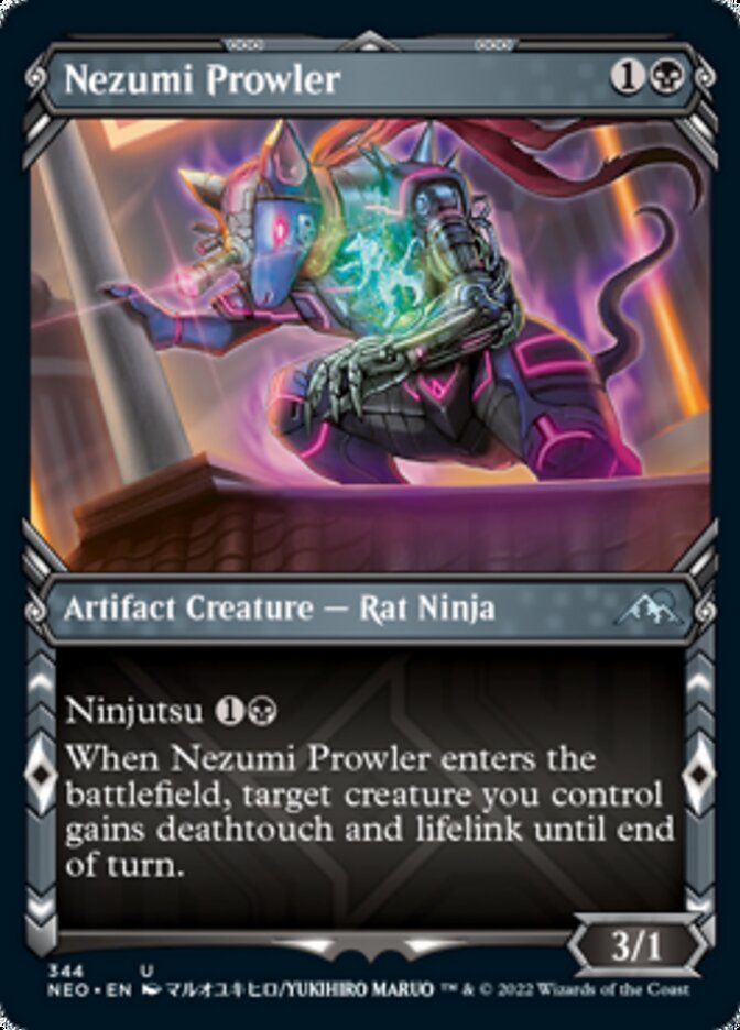 Nezumi Prowler (Showcase Ninja) [Kamigawa: Neon Dynasty] - The Mythic Store | 24h Order Processing
