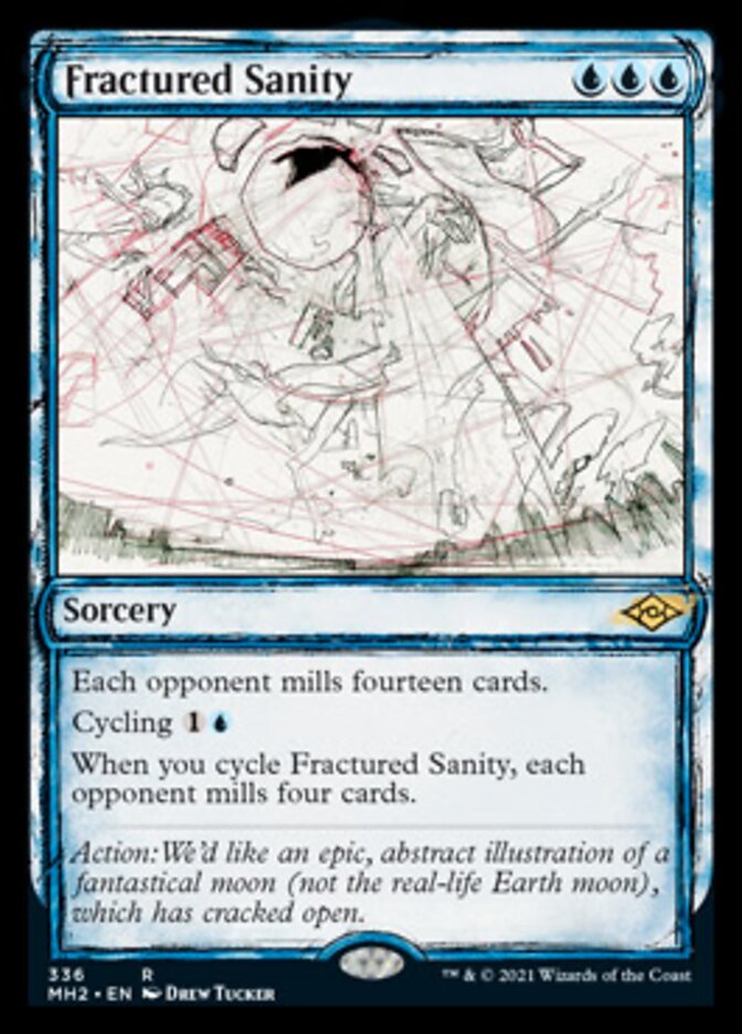 Fractured Sanity (Sketch) [Modern Horizons 2] - The Mythic Store | 24h Order Processing