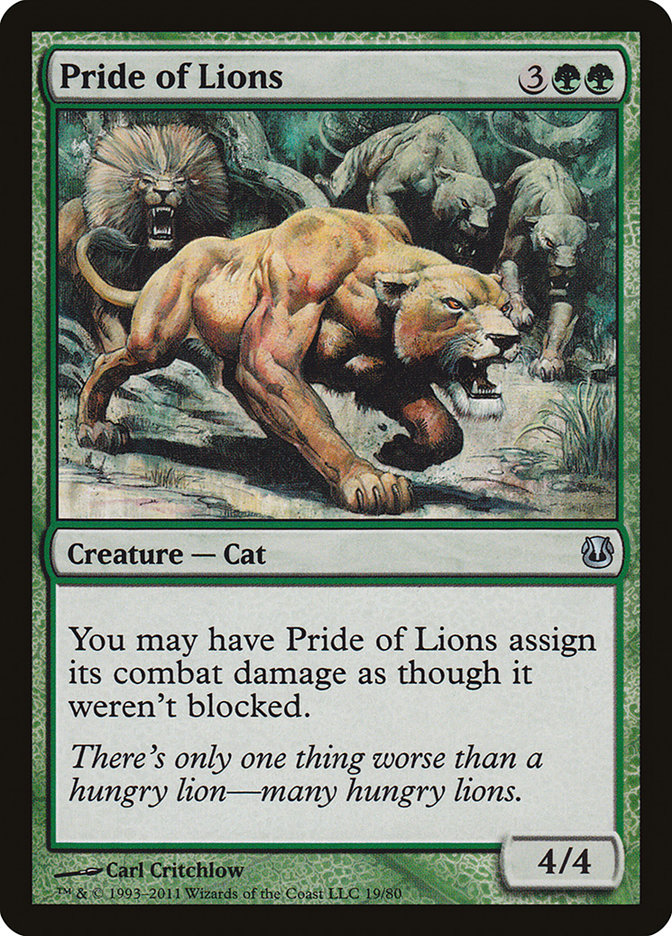 Pride of Lions [Duel Decks: Ajani vs. Nicol Bolas] - The Mythic Store | 24h Order Processing