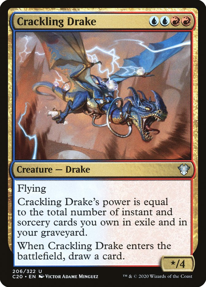 Crackling Drake [Commander 2020] - The Mythic Store | 24h Order Processing
