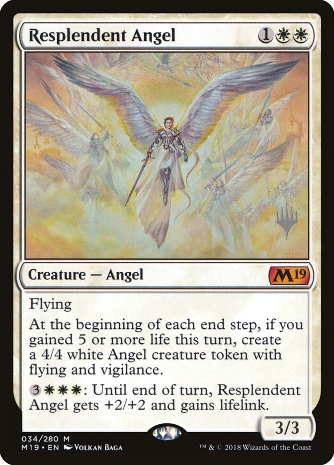 Resplendent Angel (Promo Pack) [Core Set 2019 Promos] - The Mythic Store | 24h Order Processing