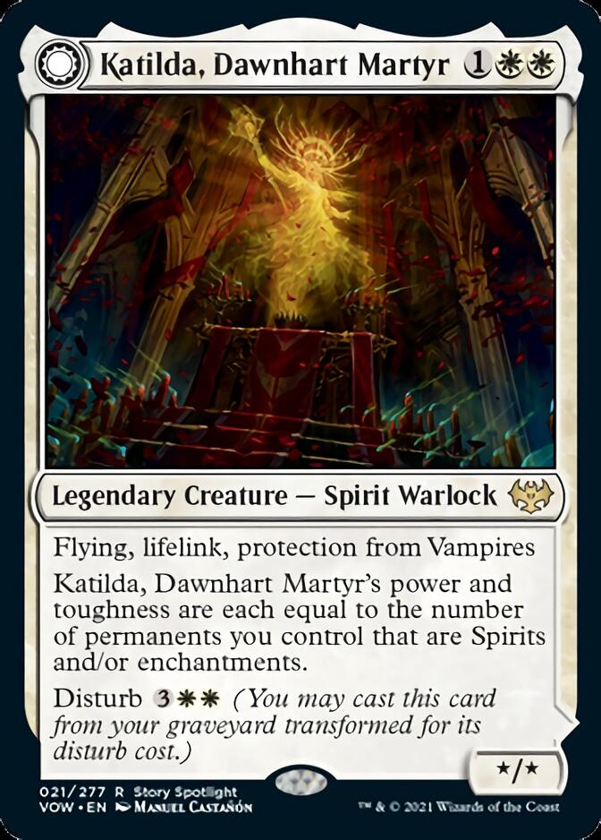 Katilda, Dawnhart Martyr // Katilda's Rising Dawn [Innistrad: Crimson Vow] - The Mythic Store | 24h Order Processing