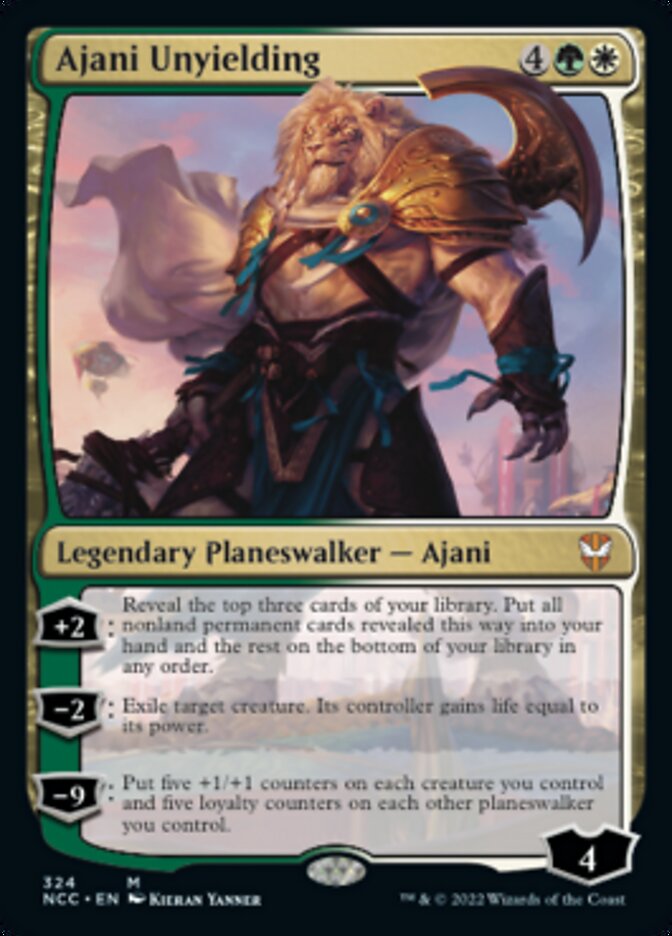 Ajani Unyielding [Streets of New Capenna Commander] - The Mythic Store | 24h Order Processing