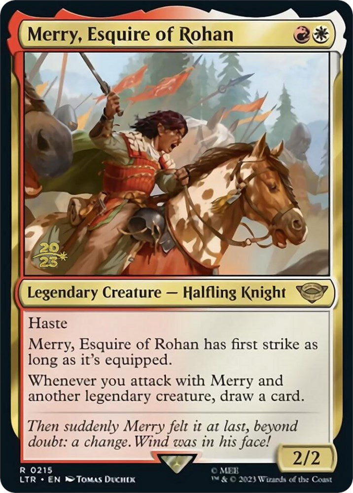 Merry, Esquire of Rohan [The Lord of the Rings: Tales of Middle-Earth Prerelease Promos] - The Mythic Store | 24h Order Processing