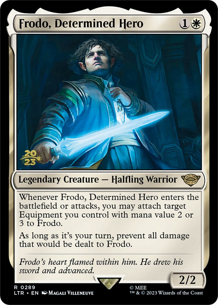 Frodo, Determined Hero [The Lord of the Rings: Tales of Middle-Earth Prerelease Promos] - The Mythic Store | 24h Order Processing