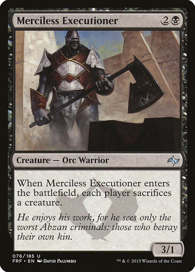 Merciless Executioner [Fate Reforged] - The Mythic Store | 24h Order Processing