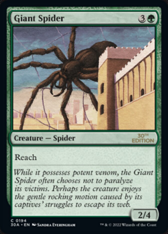 Giant Spider [30th Anniversary Edition] - The Mythic Store | 24h Order Processing