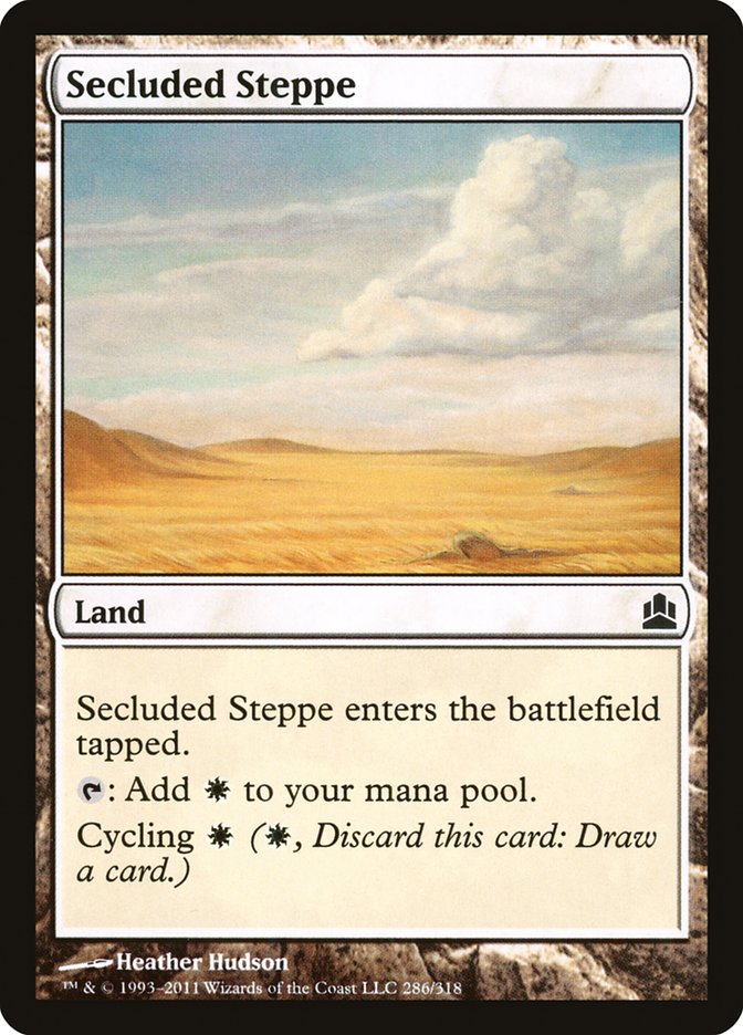 Secluded Steppe [Commander 2011] - The Mythic Store | 24h Order Processing