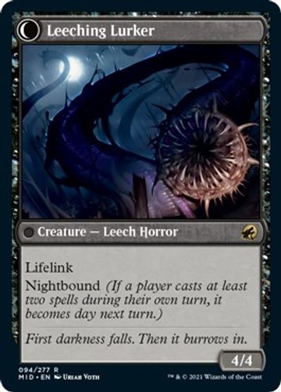 Curse of Leeches // Leeching Lurker [Innistrad: Midnight Hunt] - The Mythic Store | 24h Order Processing