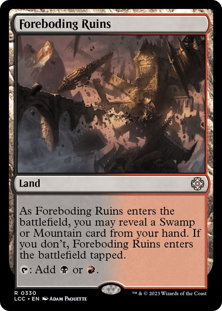 Foreboding Ruins [The Lost Caverns of Ixalan Commander] - The Mythic Store | 24h Order Processing