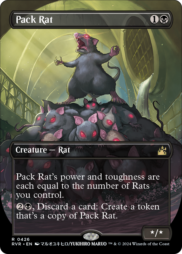 Pack Rat (Anime Borderless) [Ravnica Remastered] - The Mythic Store | 24h Order Processing
