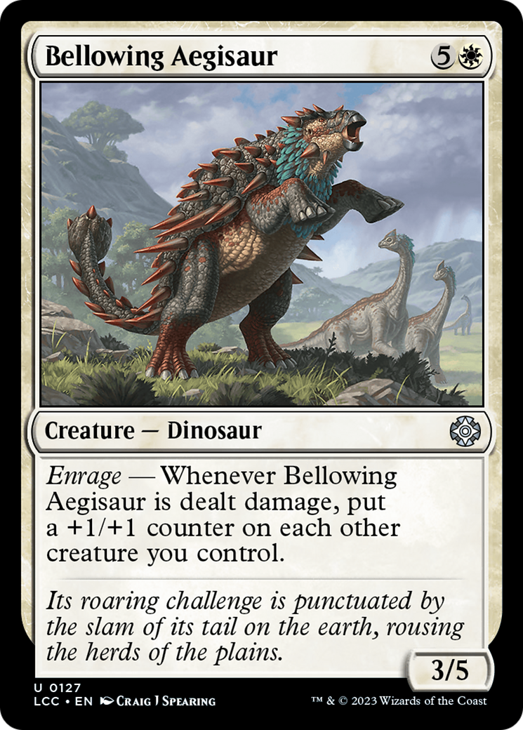 Bellowing Aegisaur [The Lost Caverns of Ixalan Commander] - The Mythic Store | 24h Order Processing