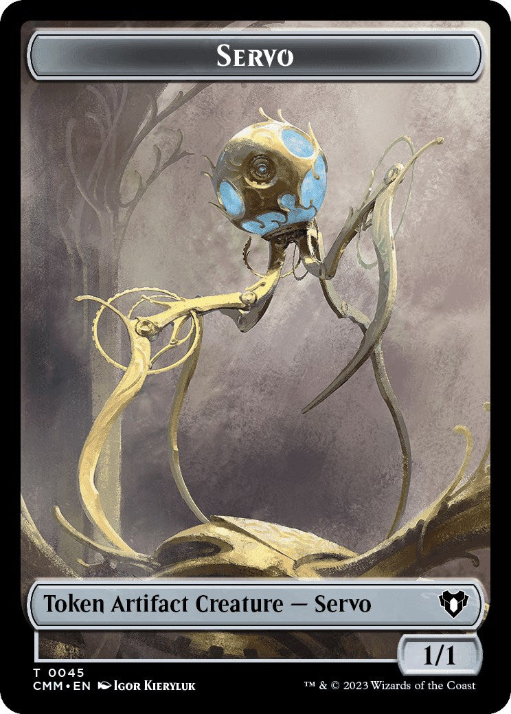 Servo // Cat (0005) Double-Sided Token [Commander Masters Tokens] - The Mythic Store | 24h Order Processing