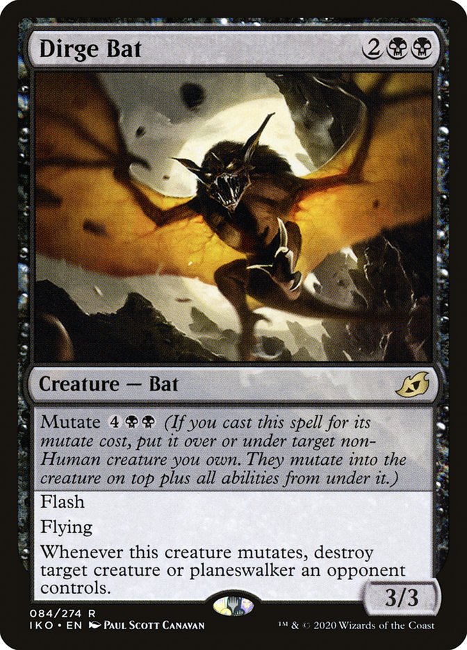 Dirge Bat [Ikoria: Lair of Behemoths] - The Mythic Store | 24h Order Processing