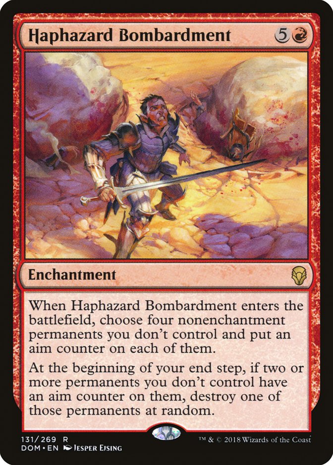 Haphazard Bombardment [Dominaria] - The Mythic Store | 24h Order Processing