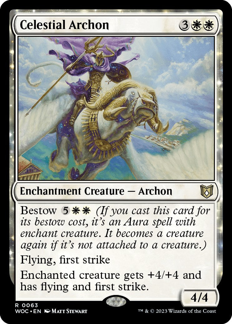 Celestial Archon [Wilds of Eldraine Commander] - The Mythic Store | 24h Order Processing