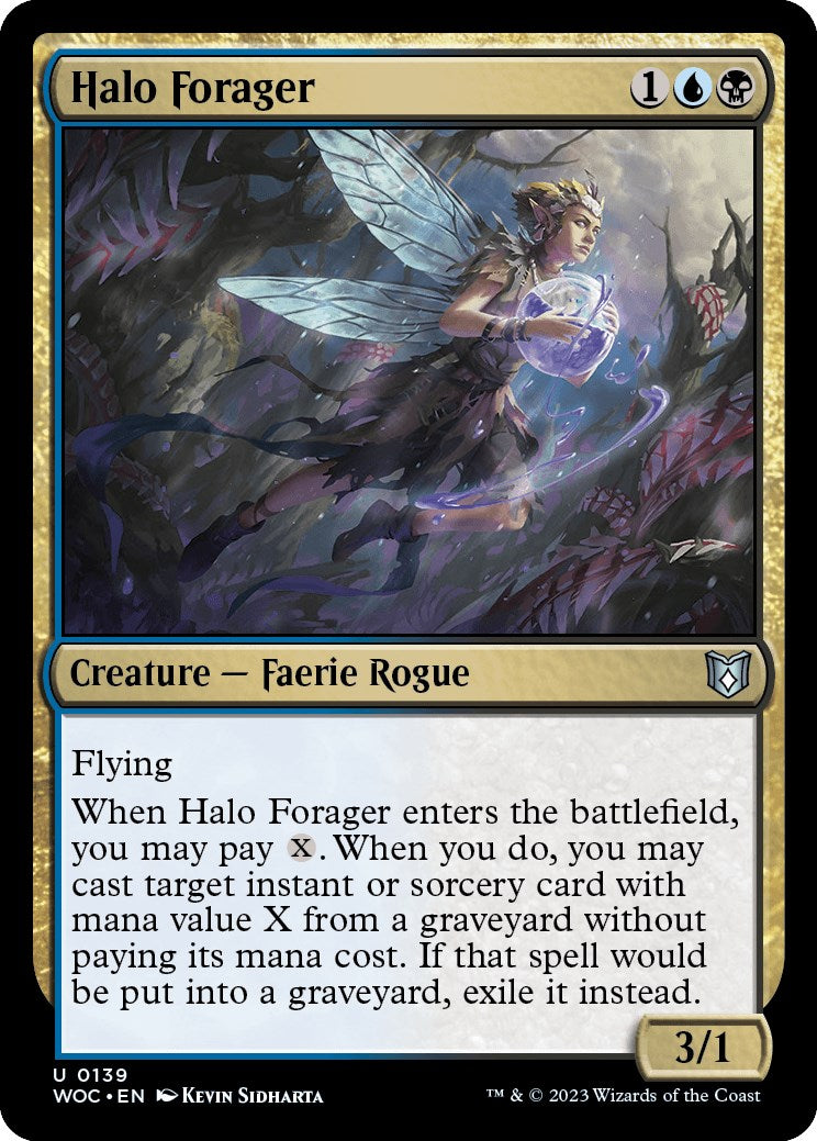 Halo Forager [Wilds of Eldraine Commander] - The Mythic Store | 24h Order Processing