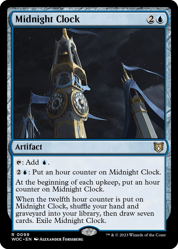 Midnight Clock [Wilds of Eldraine Commander] - The Mythic Store | 24h Order Processing