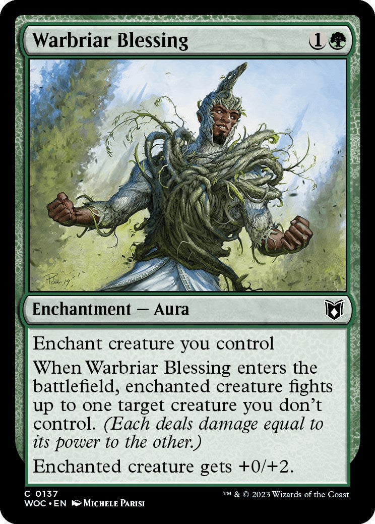 Warbriar Blessing [Wilds of Eldraine Commander] - The Mythic Store | 24h Order Processing