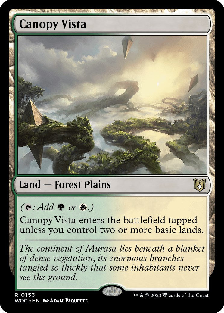 Canopy Vista [Wilds of Eldraine Commander] - The Mythic Store | 24h Order Processing