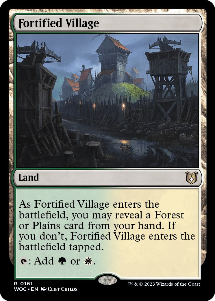 Fortified Village [Wilds of Eldraine Commander] - The Mythic Store | 24h Order Processing