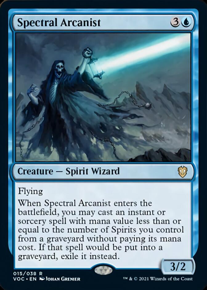 Spectral Arcanist [Innistrad: Crimson Vow Commander] - The Mythic Store | 24h Order Processing