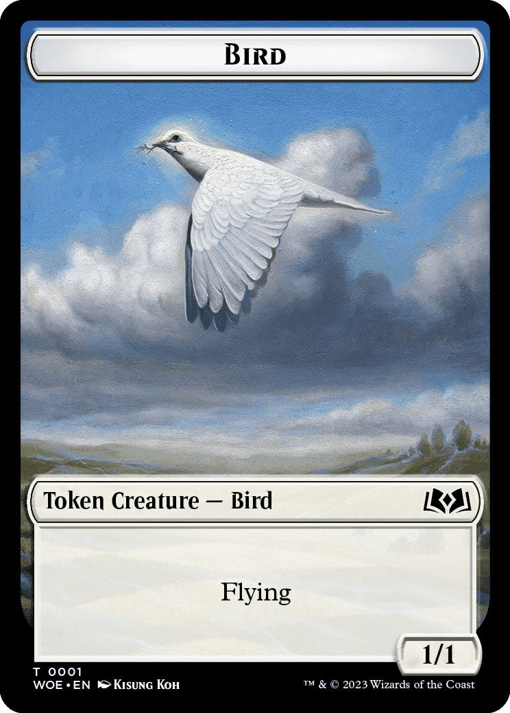 Bird // Human Double-Sided Token [Wilds of Eldraine Commander Tokens] - The Mythic Store | 24h Order Processing