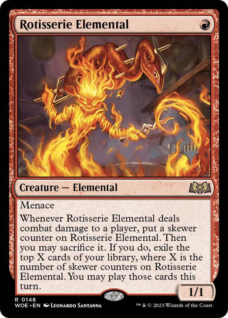 Rotisserie Elemental (Promo Pack) [Wilds of Eldraine Promos] - The Mythic Store | 24h Order Processing