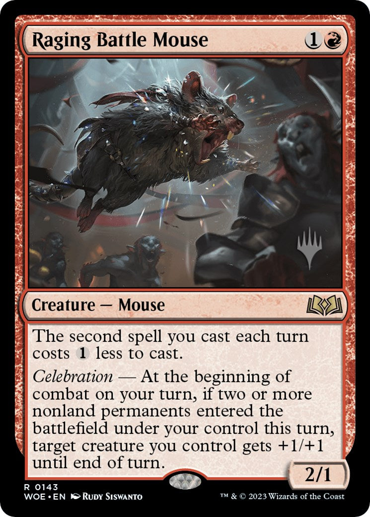 Raging Battle Mouse (Promo Pack) [Wilds of Eldraine Promos] - The Mythic Store | 24h Order Processing