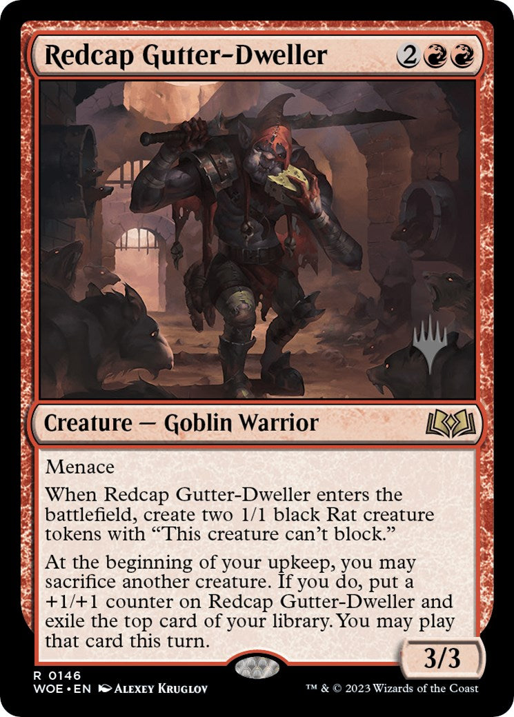 Redcap Gutter-Dweller (Promo Pack) [Wilds of Eldraine Promos] - The Mythic Store | 24h Order Processing