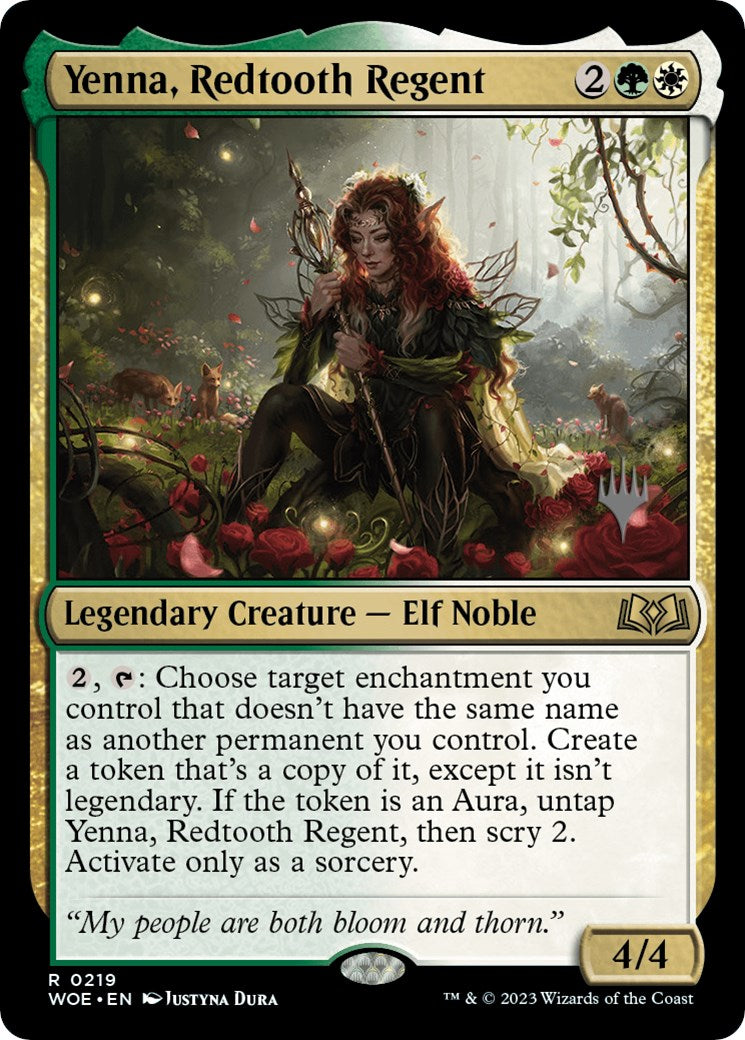 Yenna, Redtooth Regent (Promo Pack) [Wilds of Eldraine Promos] - The Mythic Store | 24h Order Processing