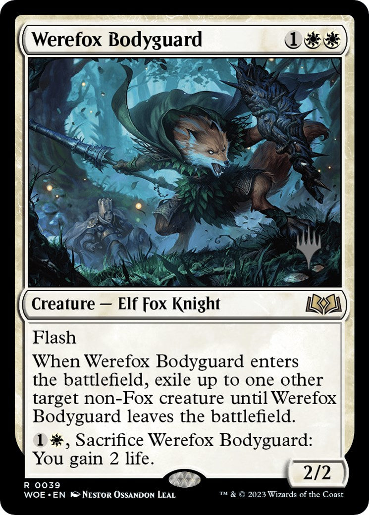 Werefox Bodyguard (Promo Pack) [Wilds of Eldraine Promos] - The Mythic Store | 24h Order Processing