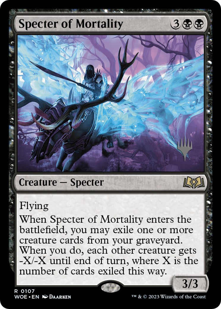 Specter of Mortality (Promo Pack) [Wilds of Eldraine Promos] - The Mythic Store | 24h Order Processing