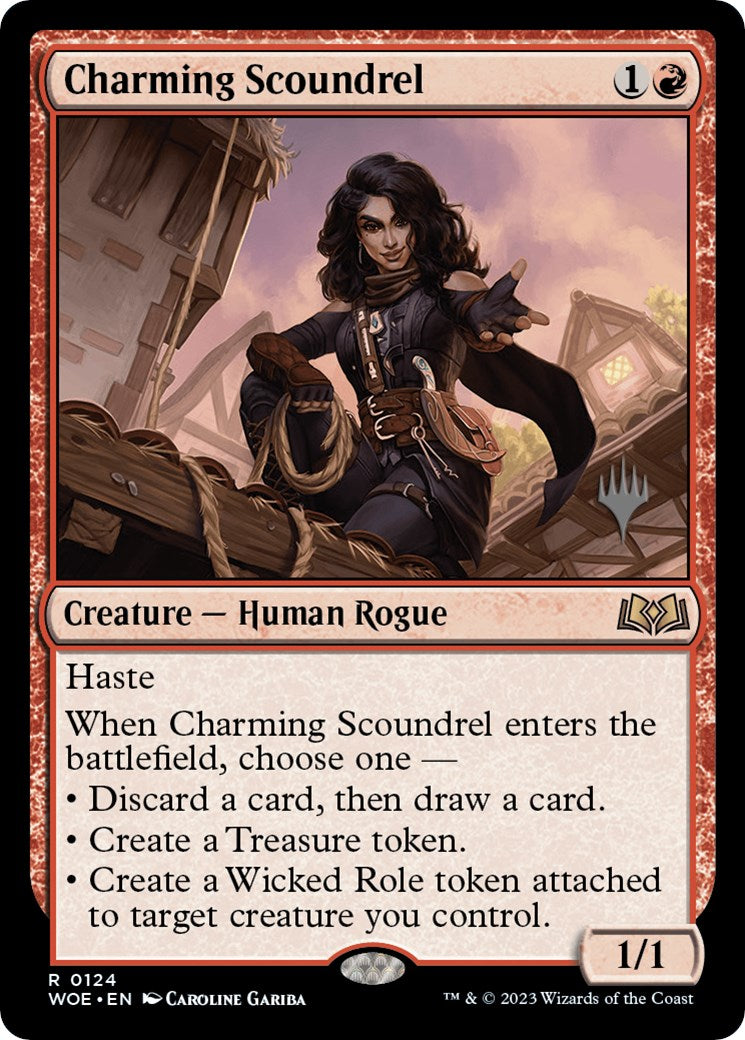 Charming Scoundrel (Promo Pack) [Wilds of Eldraine Promos] - The Mythic Store | 24h Order Processing