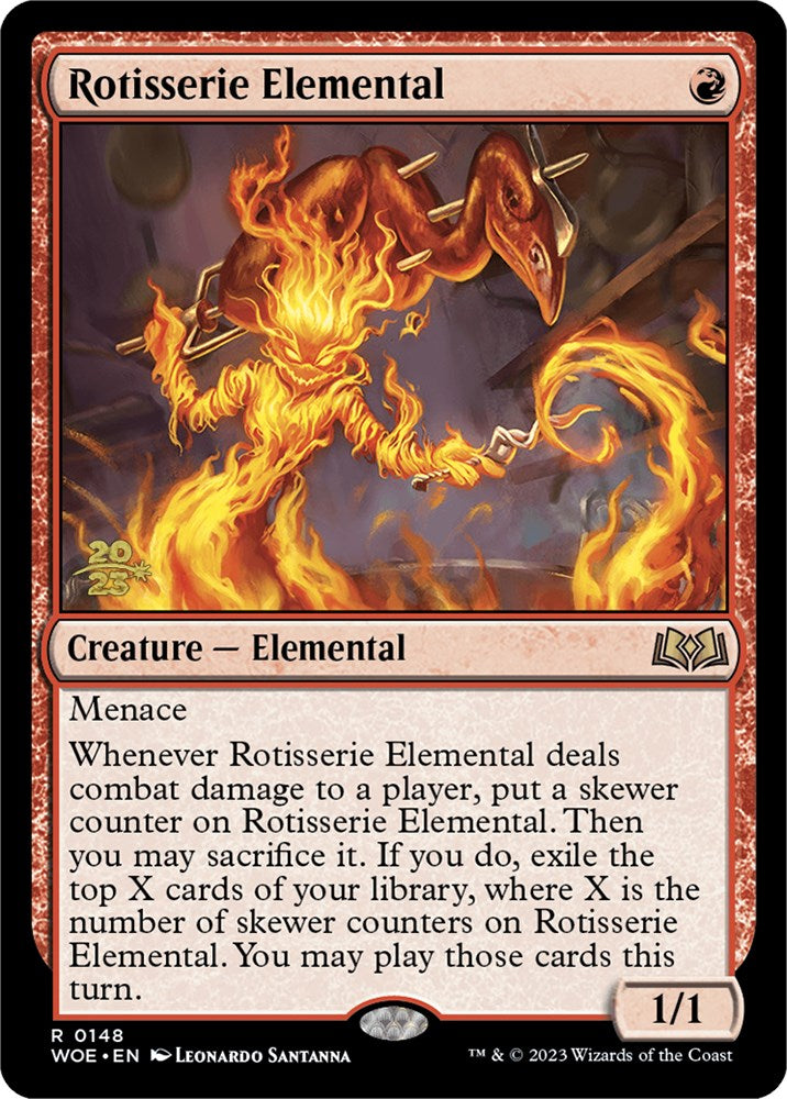 Rotisserie Elemental [Wilds of Eldraine Prerelease Promos] - The Mythic Store | 24h Order Processing