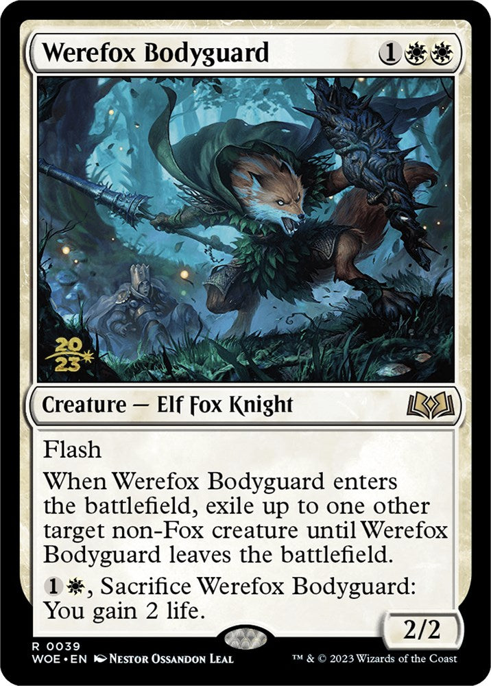 Werefox Bodyguard [Wilds of Eldraine Prerelease Promos] - The Mythic Store | 24h Order Processing